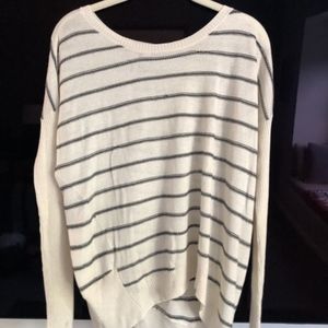 Wilt Long Sleeve Light Weight Stripe sweater